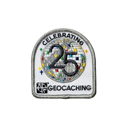 25 Years of Geocaching Patch