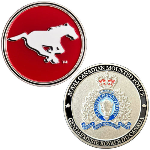 CFL - RCMP Calgary Stampeders Challenge Coin