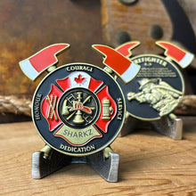Canadian Firefighter Bottle Opener Coin