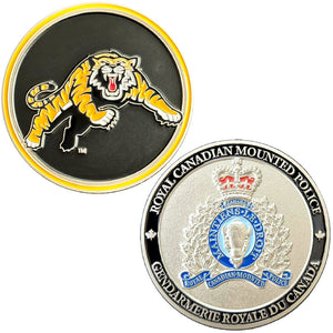 CFL - RCMP Hamilton Tiger Cats Challenge Coin