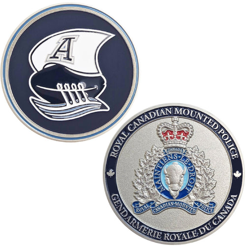 CFL - RCMP Toronto Argonauts Challenge Coin