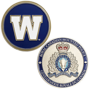 CFL - RCMP Winnipeg Blue Bombers Challenge Coin