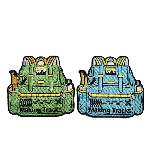 Making Tracks Backpack Patch