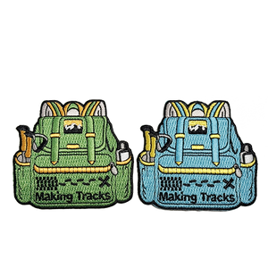 Making Tracks Backpack Patch and Pin Set